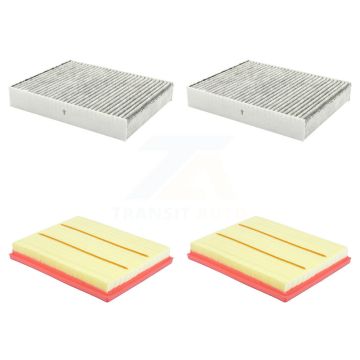 2x Air + 2x Cabin Filter (4 Total) Kit For BMW 335i xDrive 435i Gran Coupe M2 M235i GT 3 KFL-103340