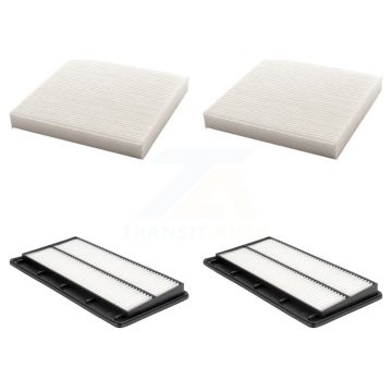 2x Air + 2x Cabin Filter (4 Total) Kit For Acura MDX Honda Pilot KFL-103358
