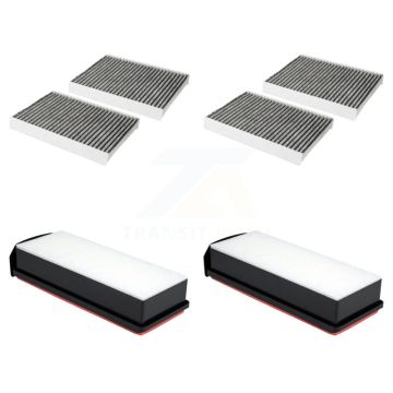 2x Air + 2x Cabin Filter (4 Total) Kit For 2014-2016 BMW 535d xDrive 3.0L KFL-103373