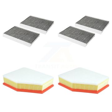 2x Air + 2x Cabin Filter (4 Total) Kit For BMW 640i xDrive Gran Turismo KFL-103374