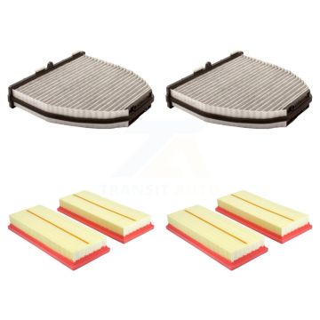 2x Air + 2x Cabin Filter (4 Total) Kit For Mercedes-Benz CLS550 E550 SL550 SL63 AMG E63 S KFL-103377
