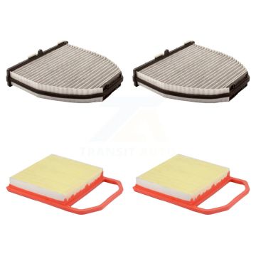 2x Air + 2x Cabin Filter (4 Total) Kit For Mercedes-Benz E400 SL450 CLS400 S450 SL400 KFL-103378
