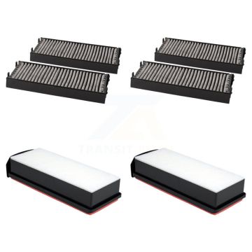 2x Air + 2x Cabin Filter (4 Total) Kit For 2018 BMW X5 3.0L with DIESEL engine KFL-103379