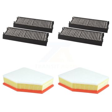 2x Air + 2x Cabin Filter (4 Total) Kit For BMW X5 3.0L With O.E. Part Number 13718577170 KFL-103380