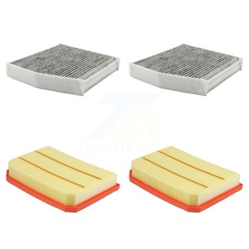 2x Air + 2x Cabin Filter (4 Total) Kit For Mercedes-Benz CLA250 CLA35 AMG GLA35 KFL-103386