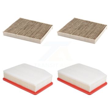 2x Air + 2x Cabin Filter (4 Total) Kit For GMC Chevrolet Silverado 1500 Sierra 2500 HD XL KFL-103392