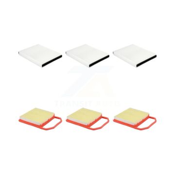 3x Air + 3x Cabin Filter (6 Total) Kit For Mercedes-Benz C43 AMG GLE400 GLS450 GLC43 C400 KFL-103397