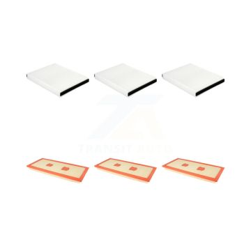 3x Air + 3x Cabin Filter (6 Total) Kit For Mercedes-Benz ML350 KFL-103399