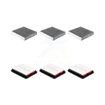 3x Air + 3x Cabin Filter (6 Total) Kit For Nissan Kicks Versa KFL-103405