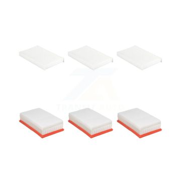 3x Air + 3x Cabin Filter (6 Total) Kit For Jeep Wrangler Gladiator 3.0L KFL-103413