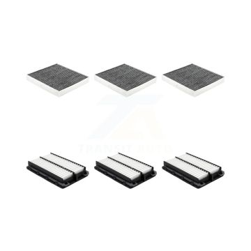 3x Air + 3x Cabin Filter (6 Total) Kit For Hyundai Tucson Kia Santa Fe Sportage Elantra KFL-103418