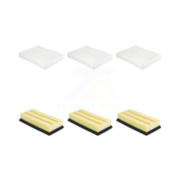 3x Air + 3x Cabin Filter (6 Total) Kit For Ford Explorer Police Interceptor Utility 3.3L KFL-103422