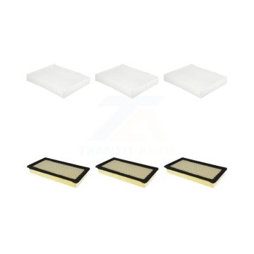 3x Air + 3x Cabin Filter (6 Total) Kit For Ford Explorer Lincoln Aviator Police Utility KFL-103423