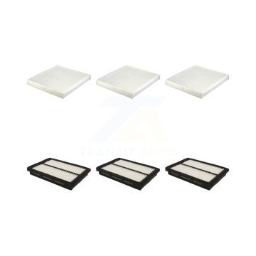 3x Air + 3x Cabin Filter (6 Total) Kit For Hyundai Sonata Kia Optima KFL-103429