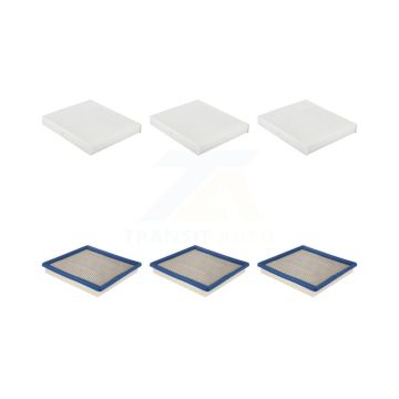 3x Air + 3x Cabin Filter (6 Total) Kit For 2015-2021 Chevrolet Colorado GMC Canyon KFL-103435