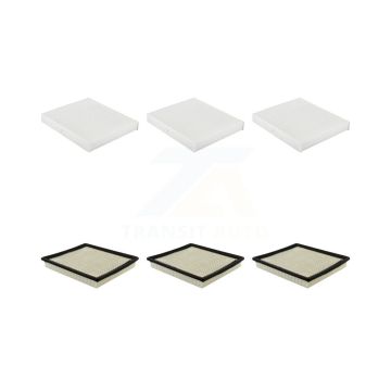 3x Air + 3x Cabin Filter (6 Total) Kit For Chevrolet Impala Cadillac XTS KFL-103436
