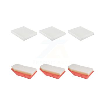 3x Air + 3x Cabin Filter (6 Total) Kit For 2021-2025 Buick Envision KFL-103437