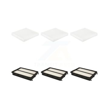 3x Air + 3x Cabin Filter (6 Total) Kit For 2020-2025 Hyundai Palisade KFL-103440