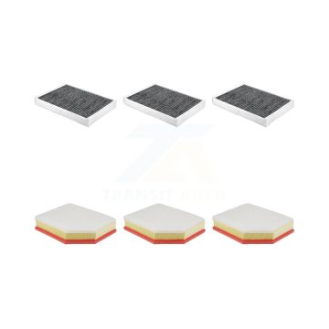 3x Air + 3x Cabin Filter (6 Total) Kit For Volvo XC60 S60 KFL-103443
