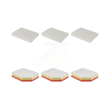 3x Air + 3x Cabin Filter (6 Total) Kit For Volvo XC60 S60 KFL-103444