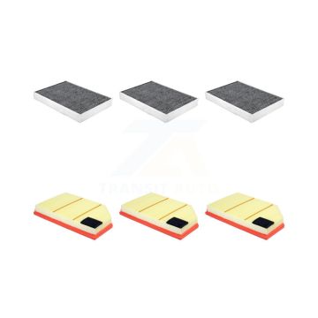 3x Air + 3x Cabin Filter (6 Total) Kit For Volvo S60 Turbocharged OE Part Number 31370161 KFL-103445