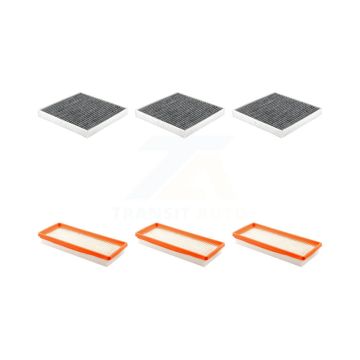 3x Air + 3x Cabin Filter (6 Total) Kit For Smart Fortwo KFL-103448