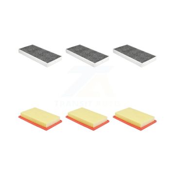 3x Air + 3x Cabin Filter (6 Total) Kit For Mercedes-Benz SLC300 SLK300 KFL-103457