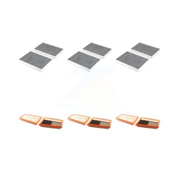 3x Air + 3x Cabin Filter (6 Total) Kit For 2012-2013 Mercedes-Benz S350 3.0L KFL-103461