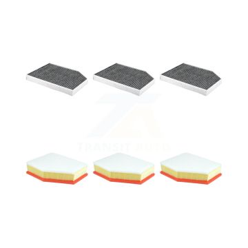 3x Air + 3x Cabin Filter (6 Total) Kit For BMW X3 X4 530i xDrive KFL-103464