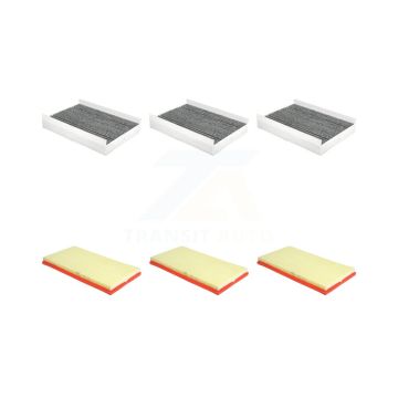 3x Air + 3x Cabin Filter (6 Total) Kit For 2016-2023 Mercedes-Benz Metris KFL-103470