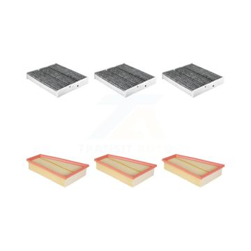 3x Air + 3x Cabin Filter (6 Total) Kit For 2021-2024 Mercedes-Benz GLA250 KFL-103474