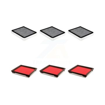 3x Air + 3x Cabin Filter (6 Total) Kit For 2014-2017 INFINITI QX50 2 Required KFL-103476