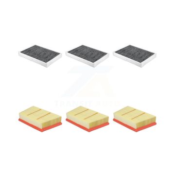 3x Air + 3x Cabin Filter (6 Total) Kit For Land Rover Discovery Sport Range Evoque Jaguar KFL-103485