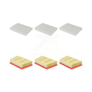 3x Air + 3x Cabin Filter (6 Total) Kit For Land Rover Discovery Sport Range Evoque Jaguar KFL-103486