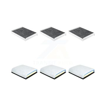 3x Air + 3x Cabin Filter (6 Total) Kit For Ford F-350 Super Duty F-250 F-450 F-550 F-600 KFL-103492