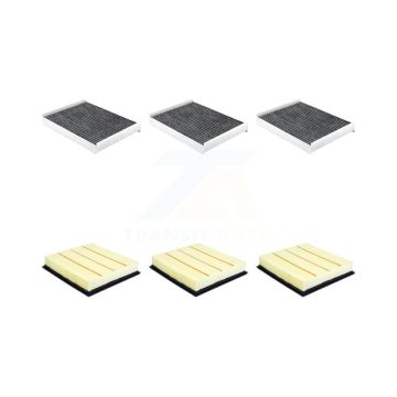 3x Air + 3x Cabin Filter (6 Total) Kit For Ford F-350 Super Duty F-250 F-450 F-550 F-600 KFL-103494