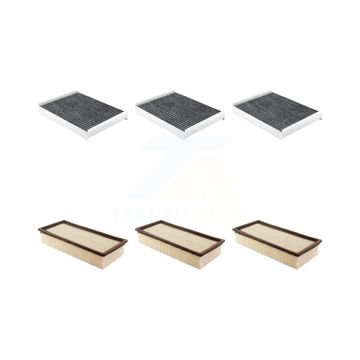 3x Air + 3x Cabin Filter (6 Total) Kit For Ford F-53 Motorhome Chassis F-59 Commercial KFL-103496