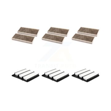 3x Air + 3x Cabin Filter (6 Total) Kit For 2016-2019 Nissan TITAN XD 5.6L KFL-103498