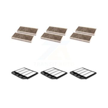 3x Air + 3x Cabin Filter (6 Total) Kit For 2017-2022 Nissan Armada Rectangular KFL-103499