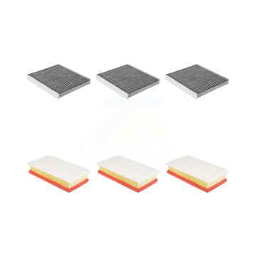 3x Air + 3x Cabin Filter (6 Total) Kit For Volkswagen Atlas Cross Sport KFL-103505