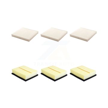 3x Air + 3x Cabin Filter (6 Total) Kit For Mitsubishi Eclipse Cross KFL-103508
