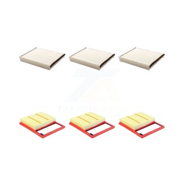 3x Air + 3x Cabin Filter (6 Total) Kit For 2013-2018 Ford C-Max KFL-103513