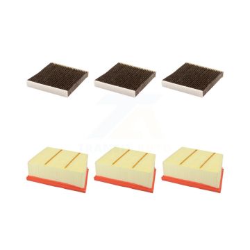 3x Air + 3x Cabin Filter (6 Total) Kit For Ford EcoSport KFL-103515