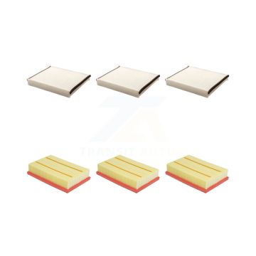 3x Air + 3x Cabin Filter (6 Total) Kit For 2019-2023 Ford Transit Connect 2.0L KFL-103516