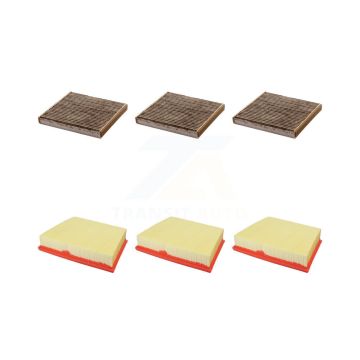 3x Air + 3x Cabin Filter (6 Total) Kit For Land Rover Range Velar Jaguar F-Pace XE XF KFL-103525