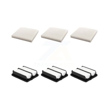 3x Air + 3x Cabin Filter (6 Total) Kit For 2010-2014 Honda Insight KFL-103531