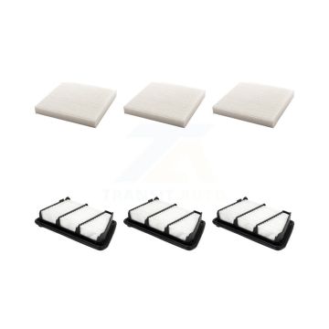 3x Air + 3x Cabin Filter (6 Total) Kit For 2017-2018 Honda CR-V 2.4L KFL-103533