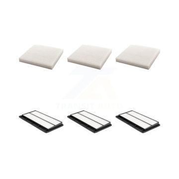 3x Air + 3x Cabin Filter (6 Total) Kit For Acura MDX Honda Pilot KFL-103537