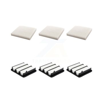 3x Air + 3x Cabin Filter (6 Total) Kit For Honda CR-V Civic Accord Acura Integra KFL-103538