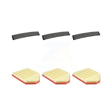 3x Air + 3x Cabin Filter (6 Total) Kit For 2011 BMW X3 3.0L with Naturally Aspirated KFL-103539